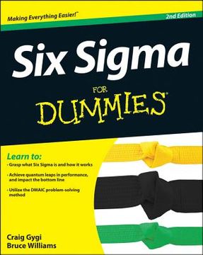 portada six sigma for dummies (en Inglés)
