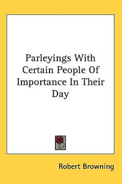 portada parleyings with certain people of importance in their day (en Inglés)