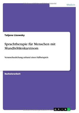 portada Sprachtherapie für Menschen mit Mundhöhlenkarzinom (German Edition)