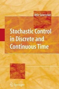 portada stochastic control in discrete and continuous time (en Inglés)