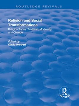 portada Religion and Social Transformations: Volume 2 (en Inglés)