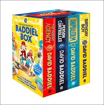 portada The Blockbuster Baddiel box (The Person Controller, the Parent Agency, Animalcolm, Birthday Boy): Four Hilarious Novels of Heart, Humour and Wishes Gone Wrong 