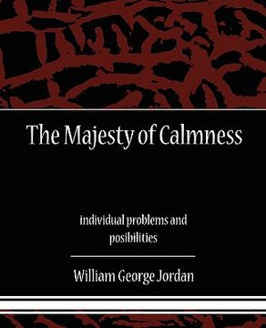 portada the majesty of calmness individual problems and posibilities (in English)