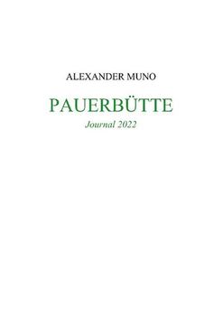 portada Pauerbütte (in German)