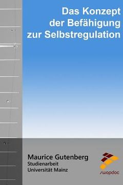 portada Das Konzept der Befähigung zur Selbstregulation (in German)