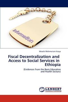 portada fiscal decentralization and access to social services in ethiopia (en Inglés)