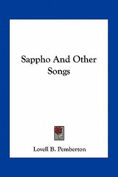 portada sappho and other songs (en Inglés)