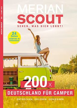 portada Merian Scout 19 - 200 x Deutschland für Camper (Merian Hefte) (en Alemán)