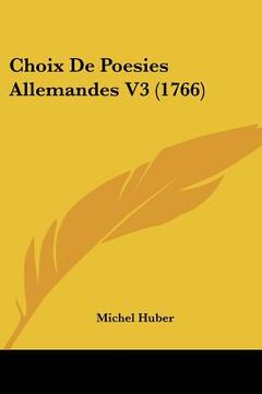 portada choix de poesies allemandes v3 (1766)
