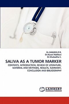 portada saliva as a tumor marker (en Inglés)