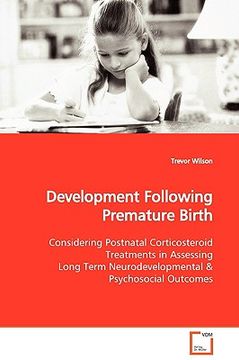 portada development following premature birth (en Inglés)
