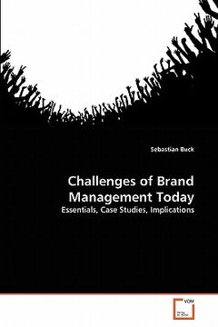 portada challenges of brand management today (en Inglés)