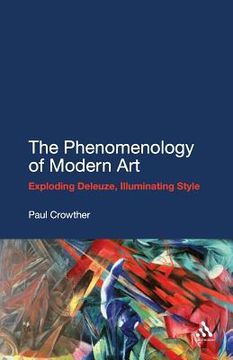 portada the phenomenology of modern art (en Inglés)