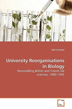 portada university reorganisations in biology (en Inglés)