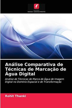 portada Análise Comparativa de Técnicas de Marcação de Água Digital (in Portuguese)