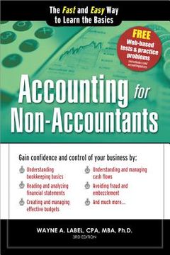 portada accounting for non-accountants: the fast and easy way to learn the basics