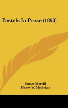 portada pastels in prose (1890) (en Inglés)