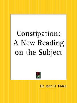portada constipation: a new reading on the subject