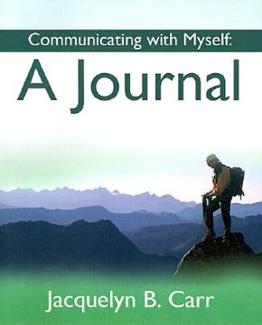 portada communicating with myself: a journal (en Inglés)