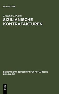 portada Sizilianische Kontrafakturen (in German)