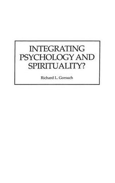 portada Integrating Psychology and Spirituality?:
