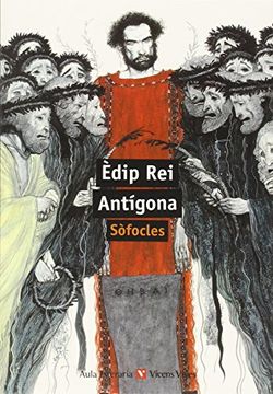 portada Èdip Rei; Antigona. Aula Literaria. Material auxiliar ESO (en Catalá)