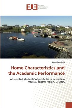 portada Home Characteristics and the Academic Performance (en Inglés)