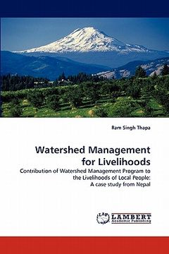 portada watershed management for livelihoods (en Inglés)