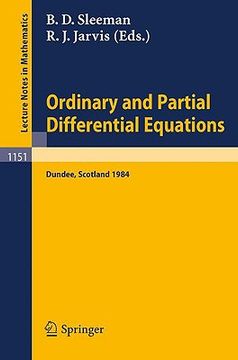 portada ordinary and partial differential equations: proceedings of the eighth conference held at dundee, scotland, june 25-29, 1984 (en Inglés)
