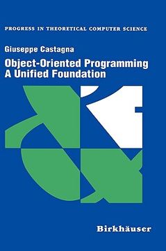 portada object-oriented programming a unified foundation (en Inglés)