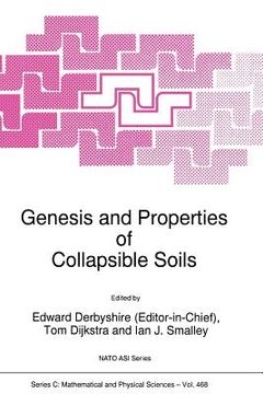 portada Genesis and Properties of Collapsible Soils (en Inglés)