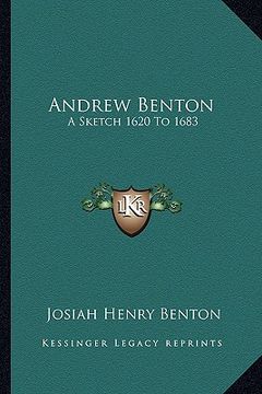 portada andrew benton: a sketch 1620 to 1683