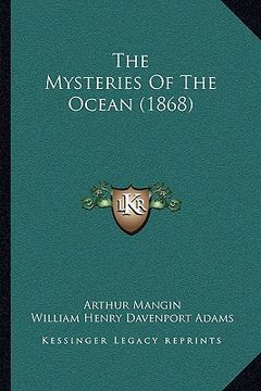 portada the mysteries of the ocean (1868) (in English)