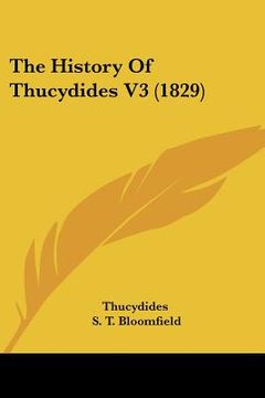 portada the history of thucydides v3 (1829) (en Inglés)