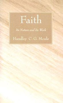 portada faith: its nature and its work (en Inglés)