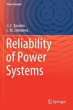 portada Reliability of Power Systems (en Inglés)