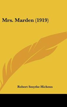 portada mrs. marden (1919) (en Inglés)