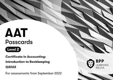 portada Aat Introduction to Bookkeeping: Passcards (in English)