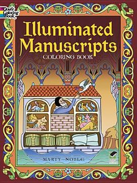 portada illuminated manuscripts coloring book