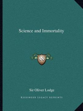 portada science and immortality (en Inglés)