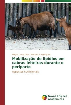 portada Mobilização de lipídios em cabras leiteiras durante o periparto: Aspectos nutricionais (Portuguese Edition)