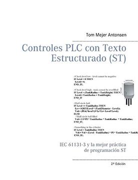 portada Controles plc con Texto Estructurado (St): Iec 61131-3 y la Mejor Práctica de Programación st