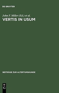 portada Vertis in Usum: Studies in Honor of Edward Courtney (Beitrage zur Altertumskunde) (en Inglés)