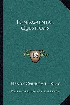 portada fundamental questions (en Inglés)