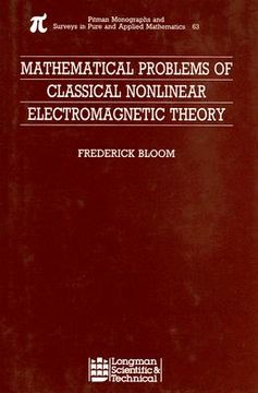portada mathematical problems of classical nonlinear electromagnetic theory (en Inglés)