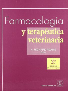 portada Farmacología y Terapéutica Veterinaria