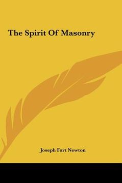 portada the spirit of masonry the spirit of masonry (en Inglés)