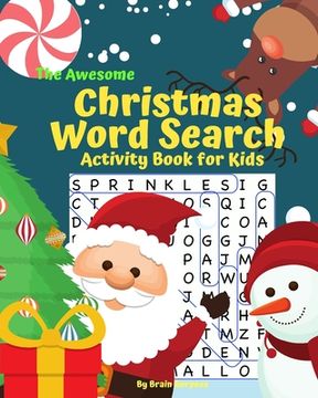 portada The Awesome Christmas Word Search Activity Book for Kids (en Inglés)