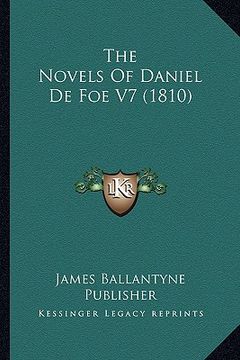 portada the novels of daniel de foe v7 (1810) (in English)