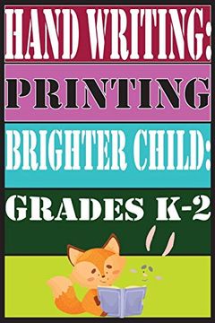 portada Hand Writing Printing Brighter Child Grades K-2: Hand Writing Printing Brighter Child Grades K-2,Best Gift for Kids (en Inglés)
